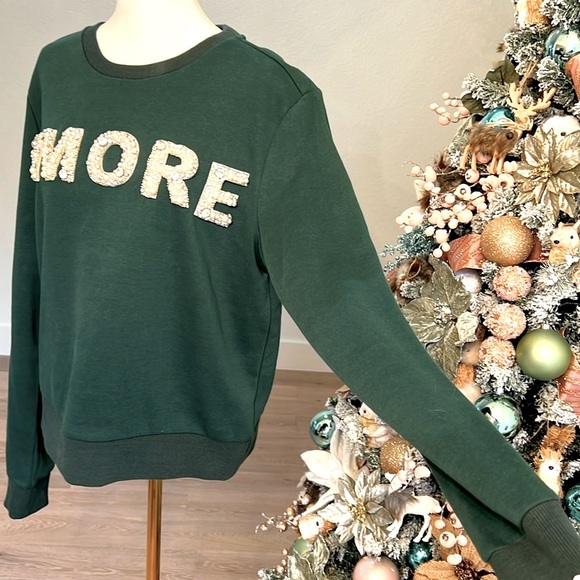 Endless Rose Green Amore Sweatshirt - Picture 3 of 7